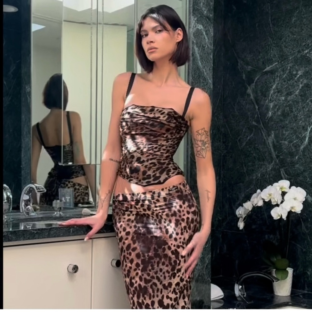 Brand new Skims x Dolce and Gabanna romance corset